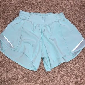 Light blue lulu lemon shorts